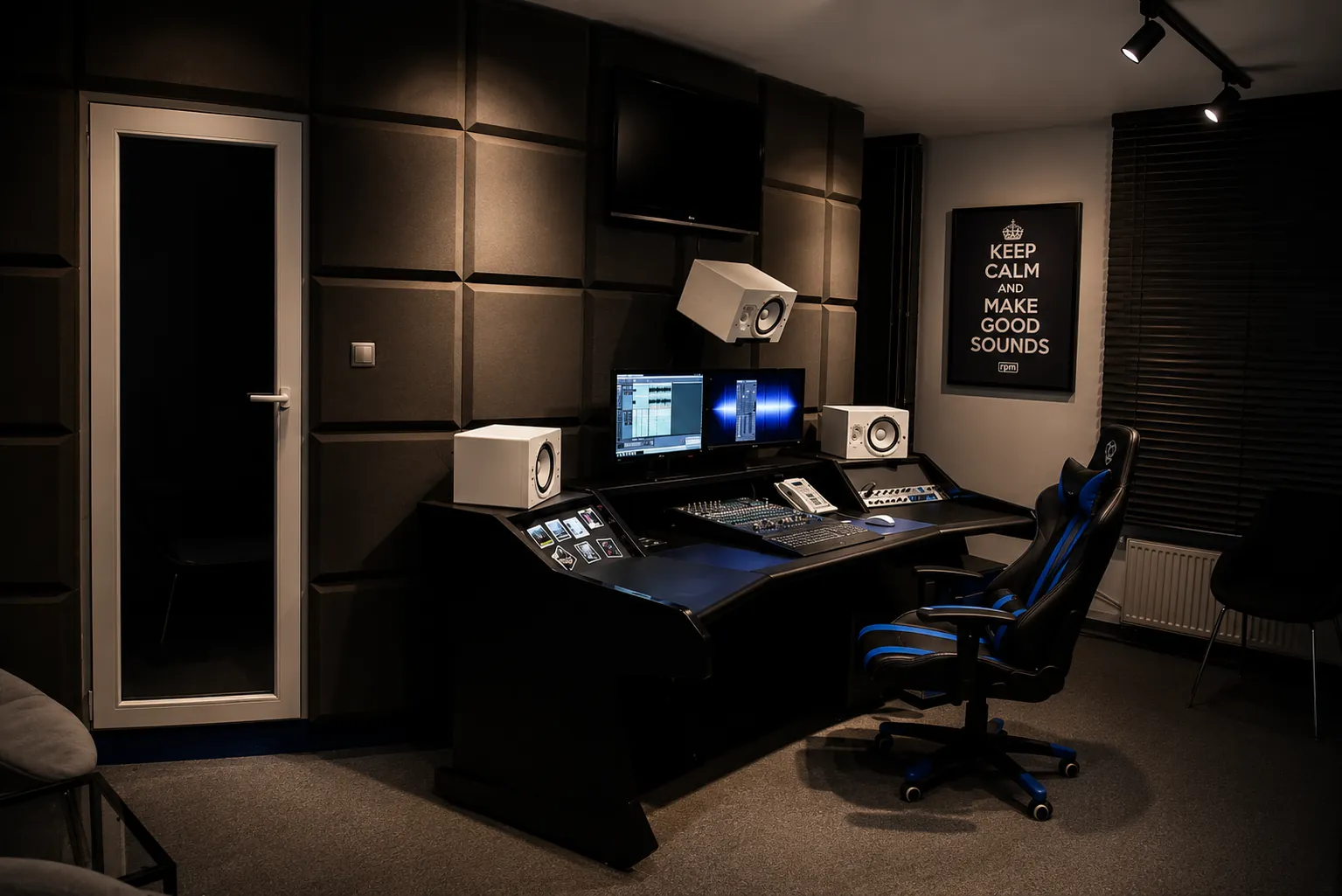 RPM Варшава - Синя студія – інтер'єр студії RPM Studio