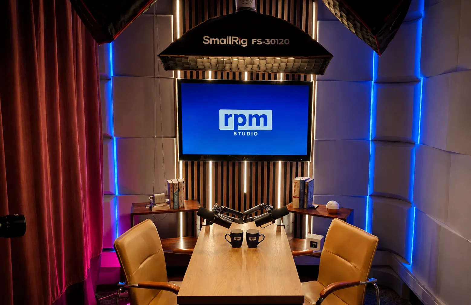 Подкаст-студія - Тарнув – інтер'єр студії RPM Studio